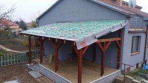 Výstavba záhradnej terasy v Trebišove